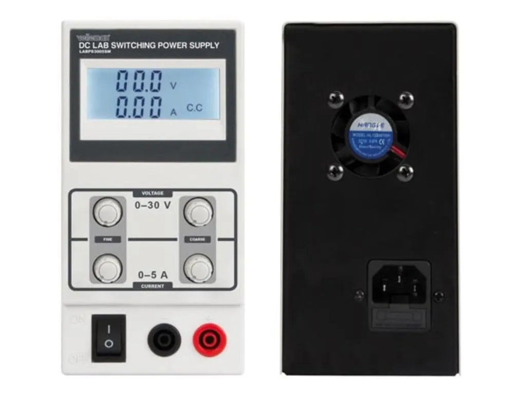 Velleman GP alimentation de laboratoire 0-30 V 0-5 A LCD