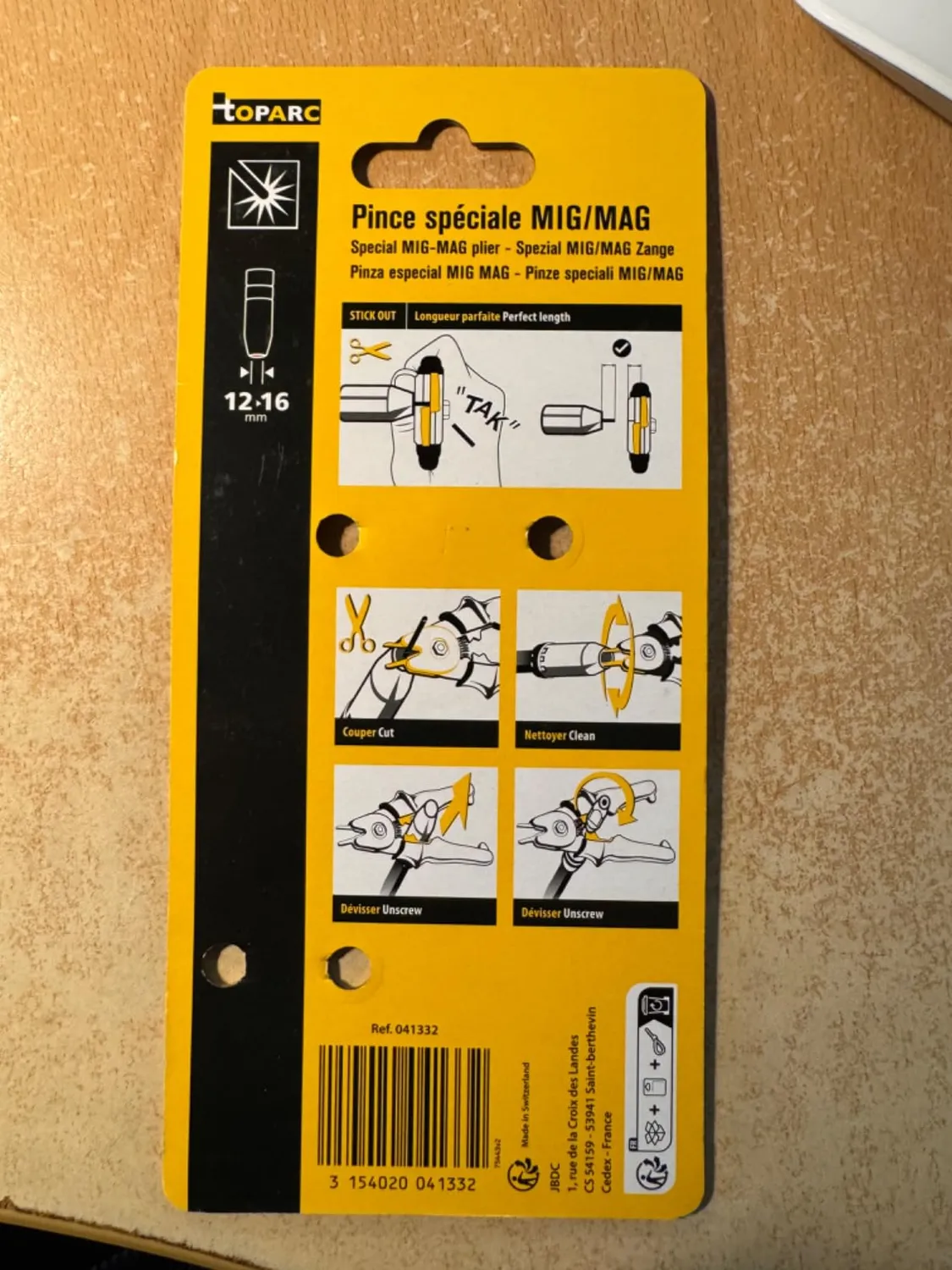 GYS pince de nettoyage pour buse MIG/MAG