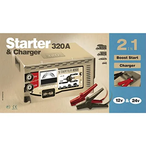 GYS Neostart 320 chargeur démarreur 12/24 V batteries plomb
