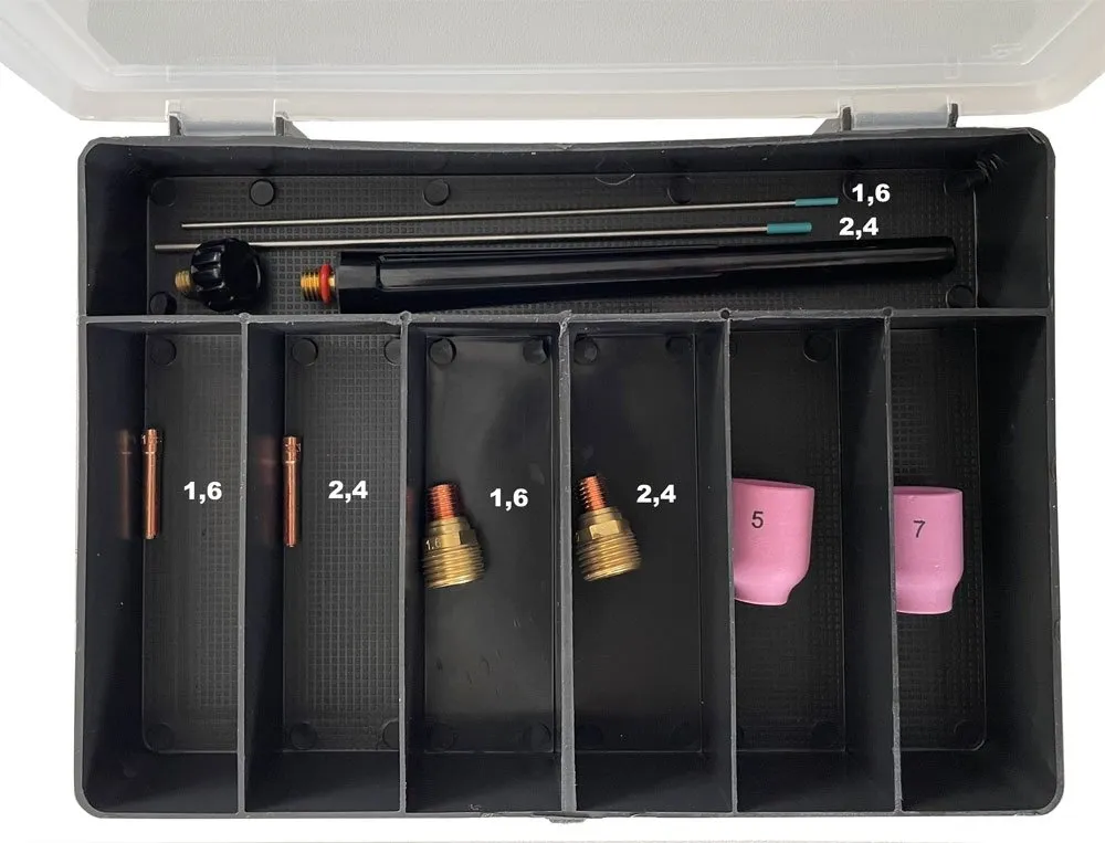 LA BOUTIQUE DU SOUDEUR Coffret TIG SR9 SR20 GAS-LENS