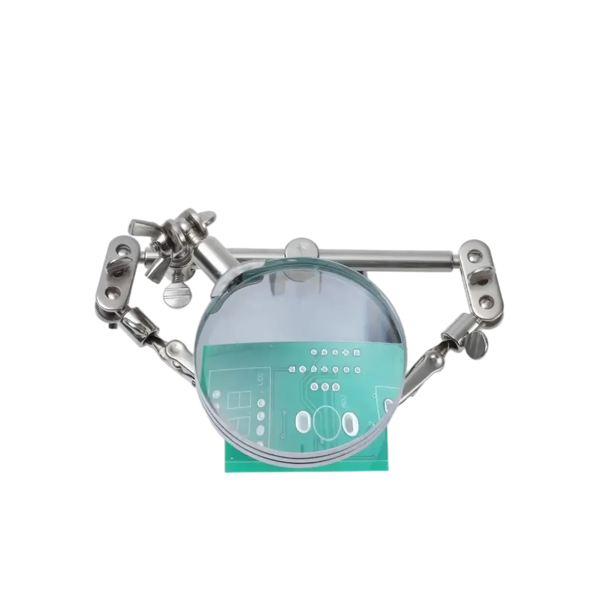 Zhongdi ZD-10D loupe d’atelier avec pinces crocodile et base lestée