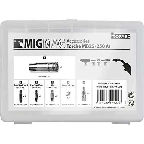 GYS coffret consommables torche MIG/MAG 250 A MB25