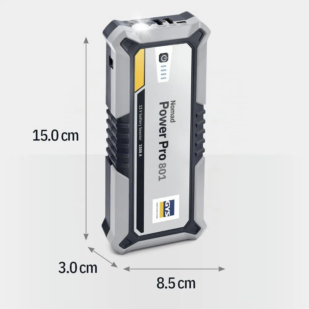 GYS Nomad Power Pro 801 booster batterie 12V lithium