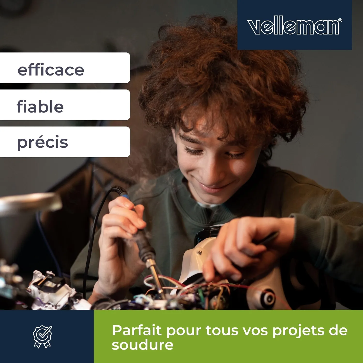 Velleman VTSSC50N station de soudage 48 W, 150–420 °C, céramique