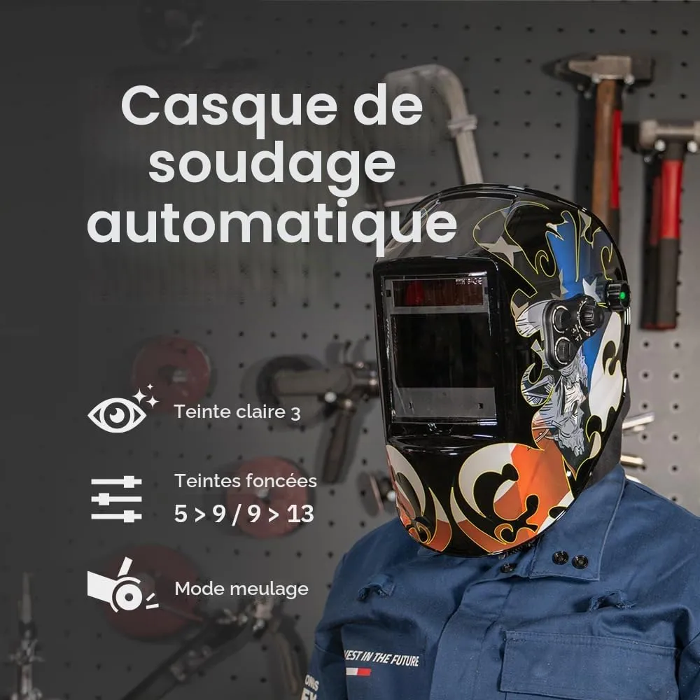 GYS Ergotech+ Dream masque soudage True Color 5-13