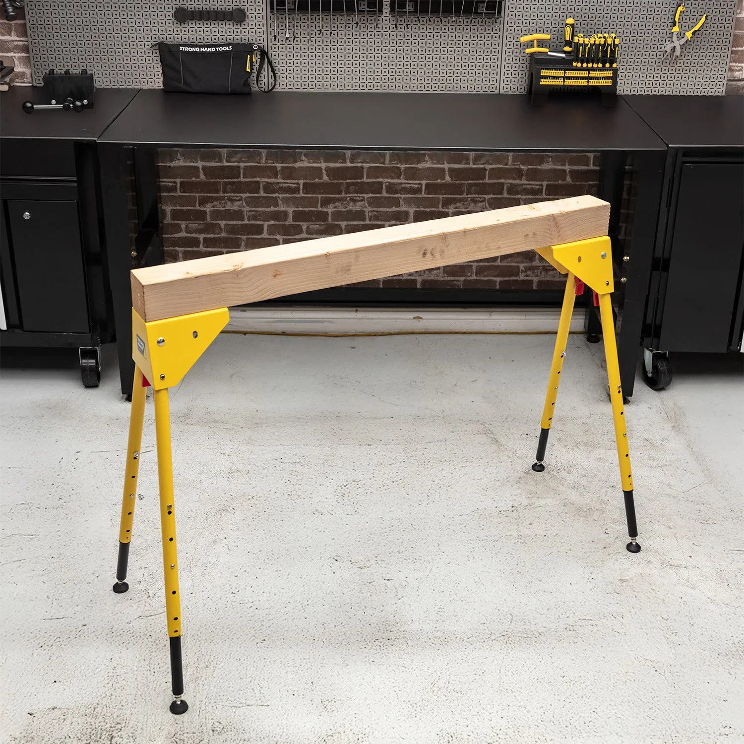Strong Hand DIY Sawhorse Kit Adjustable Heavy Duty Legs pieds réglables TFSH48