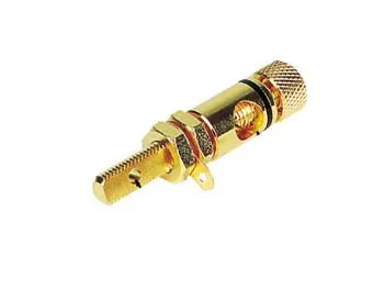 Velleman GP Series connecteur haut-parleur doré noir Ø 11 x 49 mm