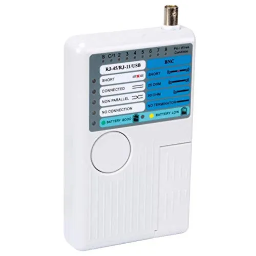 Velleman testeur de câbles USB RJ45 RJ11 LAN