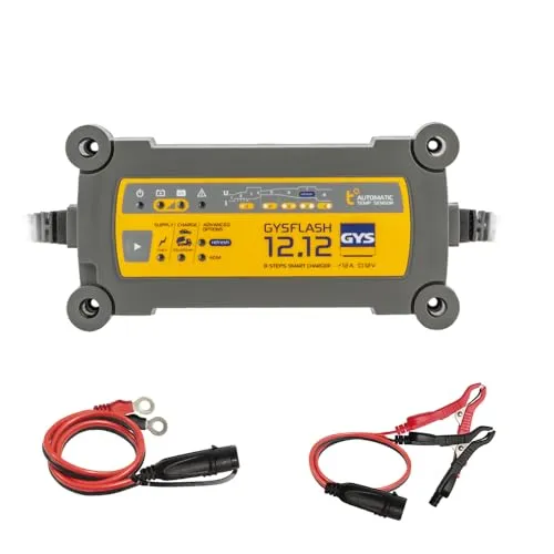 GYS GYSFLASH 12.12 chargeur batterie 12 V 12 A IP65