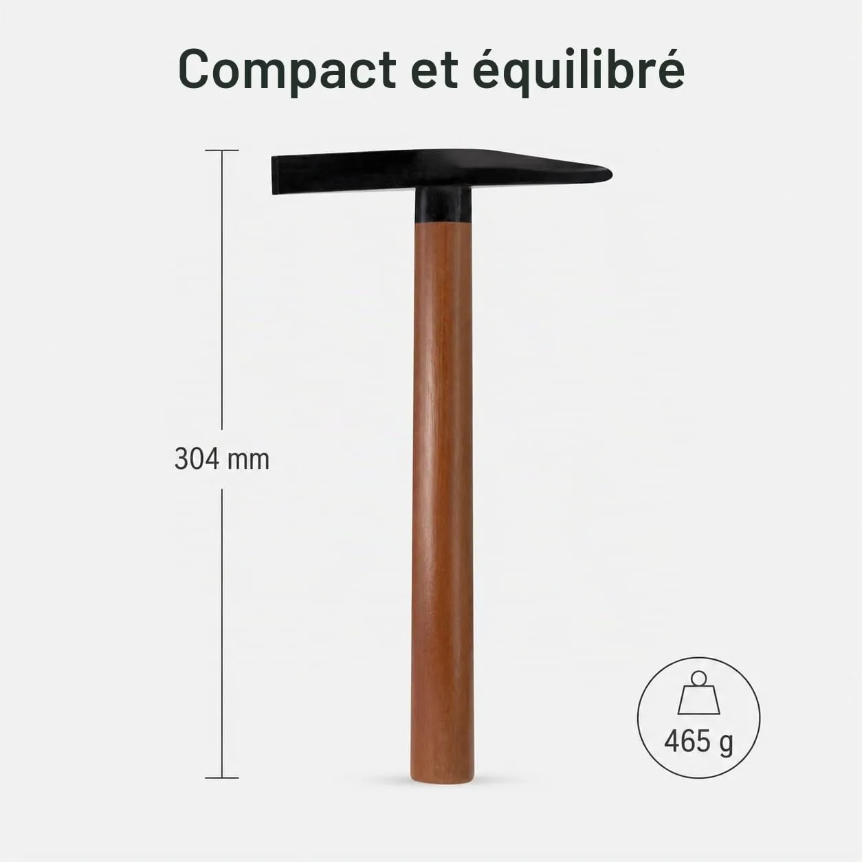 GYS marteau à piquer PRO pour soudure manche en bois