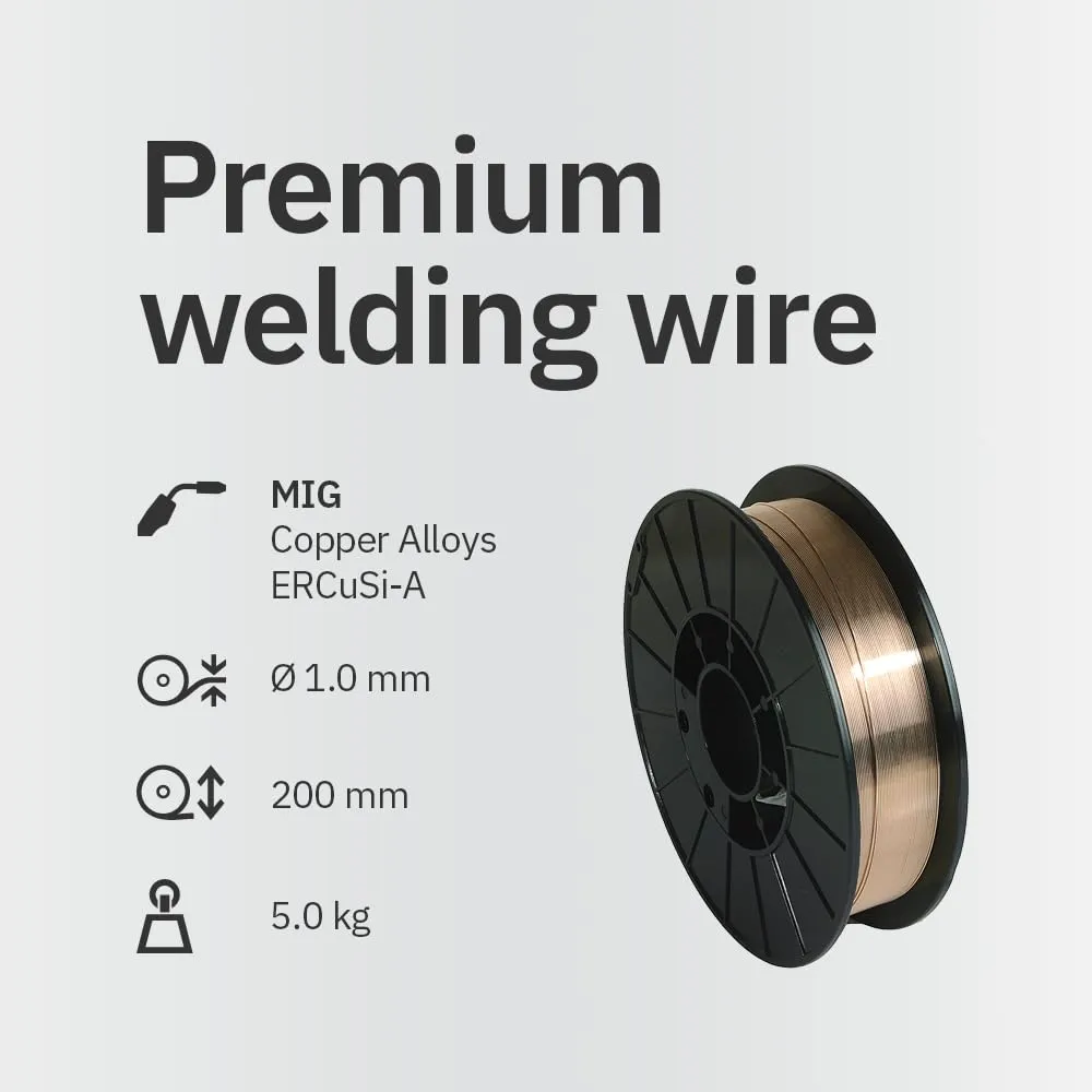 GYS CuSi3 fil de brasage MIG Ø 1 mm 5 kg CuSi3