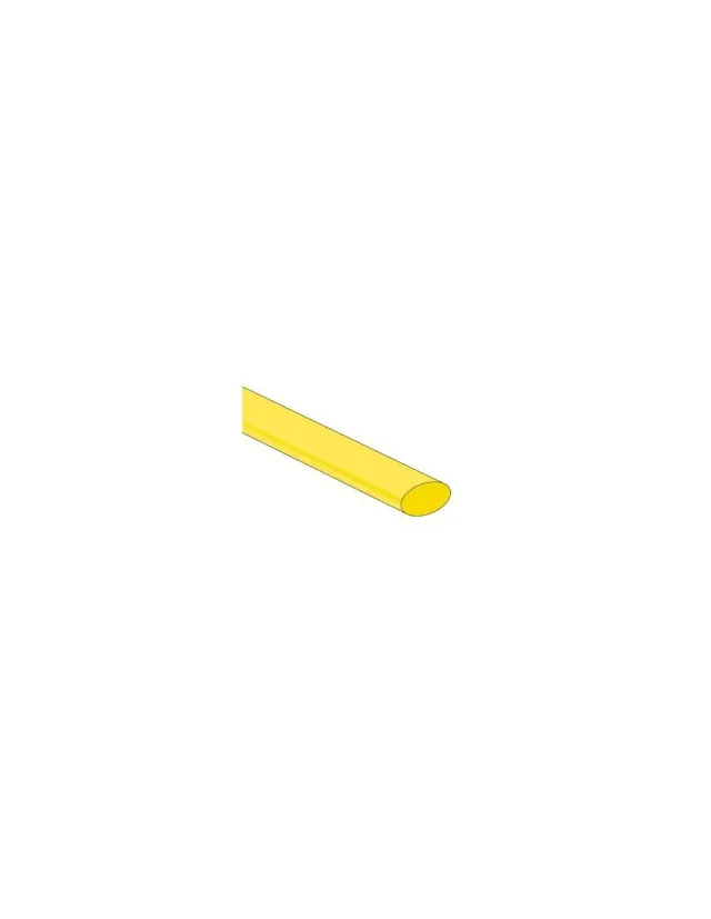 Velleman GP Series STB95GY 201028 gaine thermorétractable vert/jaune 9,5 mm, 25 pièces ignifuge