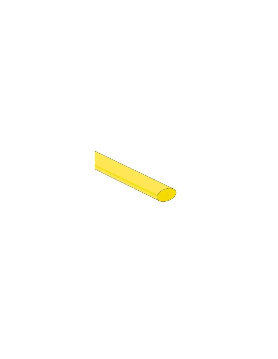 Velleman GP Series STB95GY 201028 gaine thermorétractable vert/jaune 9,5 mm, 25 pièces ignifuge