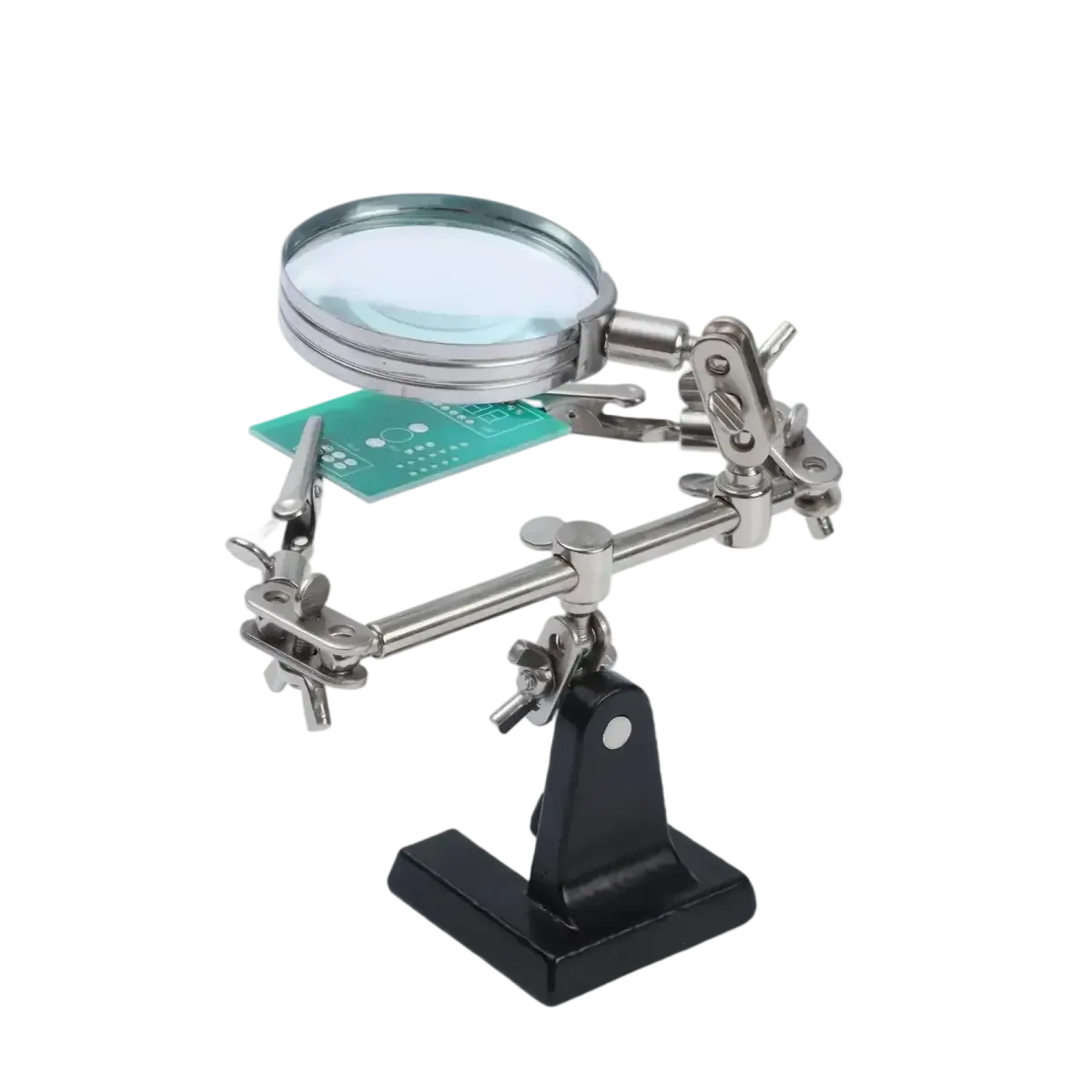 Zhongdi ZD-10D loupe d’atelier avec pinces crocodile et base lestée