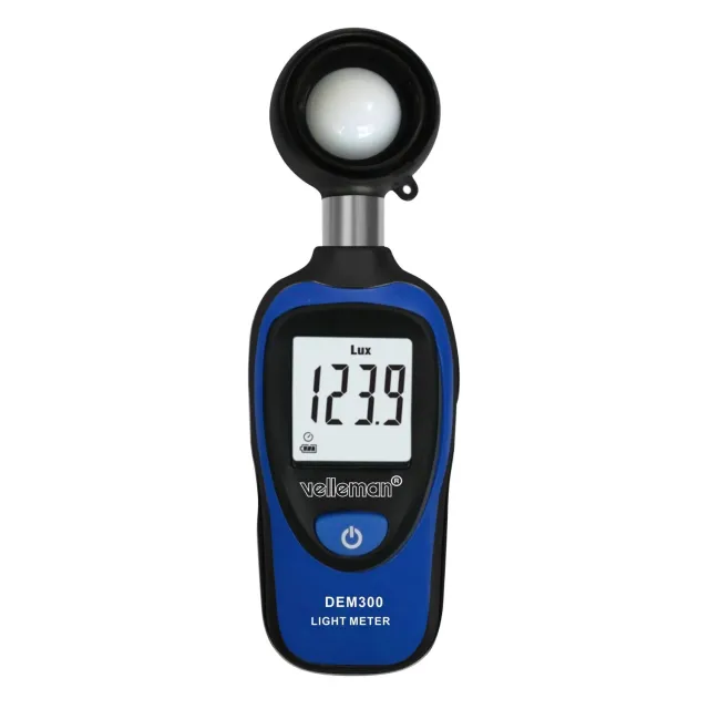Velleman GP Series luxmètre numérique 0-200 000 lux portable