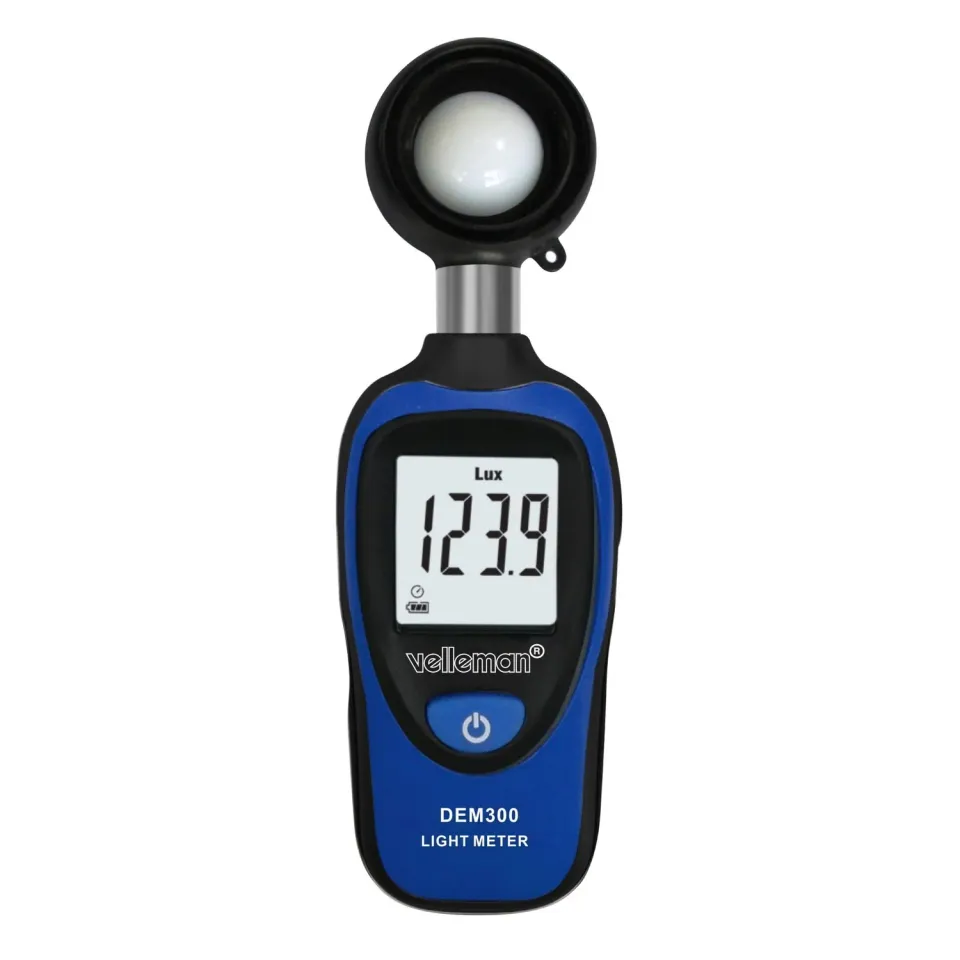 Velleman GP Series luxmètre numérique 0-200 000 lux portable
