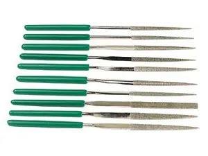 Velleman GP jeu de 10 limes diamantées 120 mm