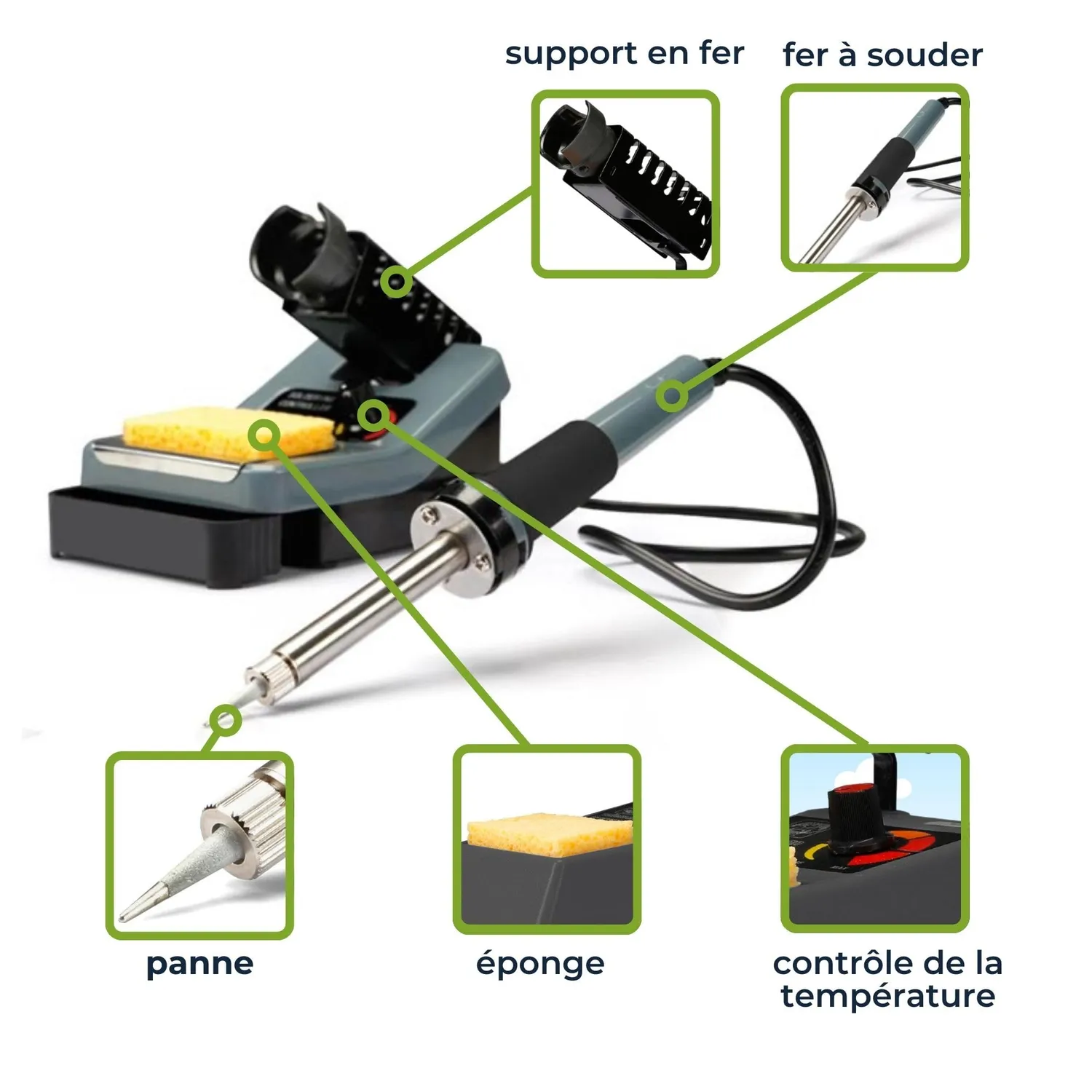 Velleman GP station de soudage 48 W 160–480 °C