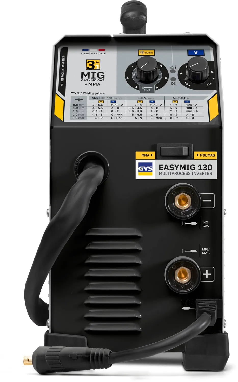 GYS EASYMIG 130 poste à souder MIG/MAG, fil fourré et MMA