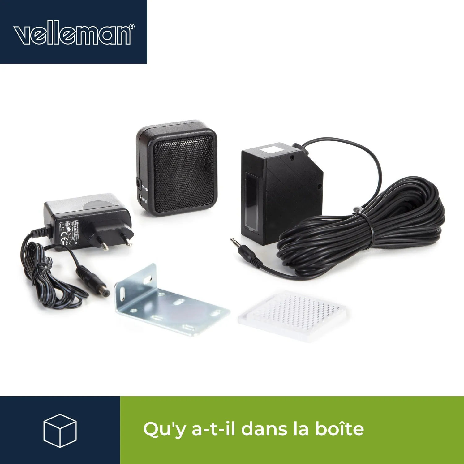 Velleman Edge Lit Series barrière infrarouge filaire 7 m IP44