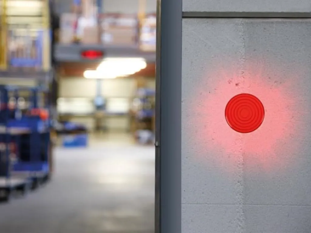 Velleman Edge Lit Series feu clignotant LED rouge 100 mm 12 V
