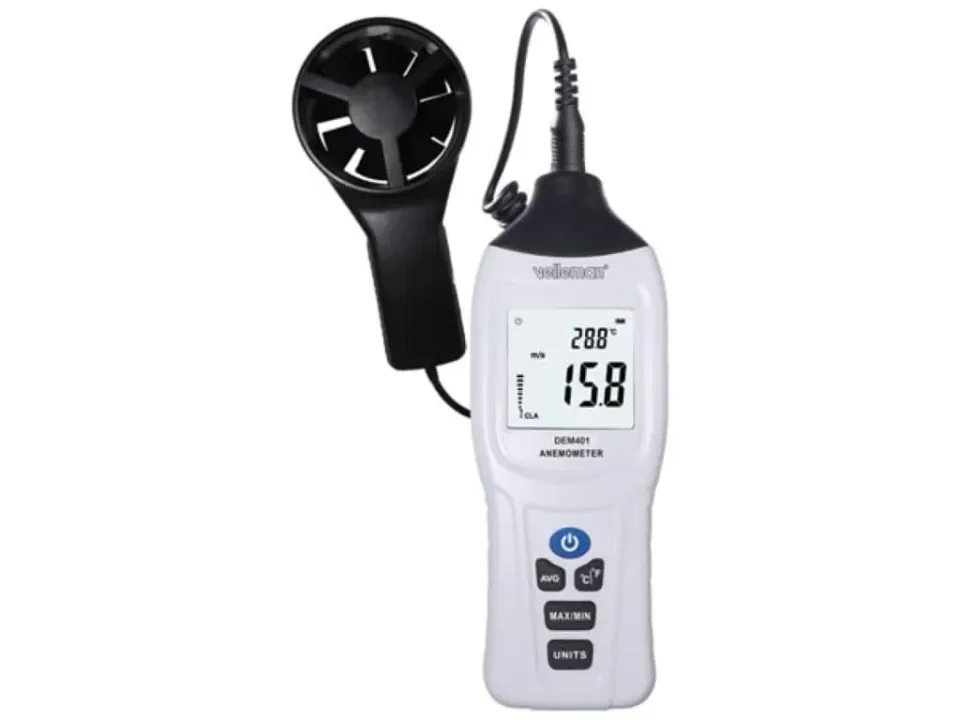 Velleman GP Series thermomètre-anémomètre numérique portable