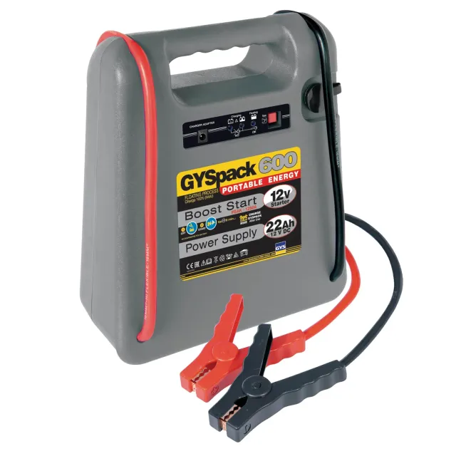 GYS GYSPACK 600 booster autonome 12 V, batterie 22 Ah