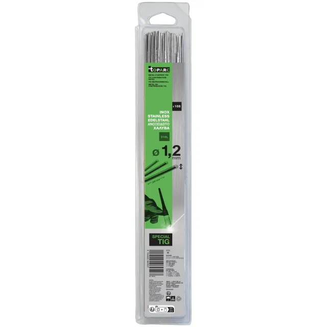 GYS métal d’apport TIG ER316L 108 baguettes inox 1,2 mm