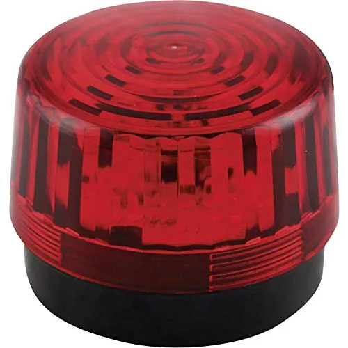 Velleman Edge Lit Series feu clignotant LED rouge 100 mm 12 V