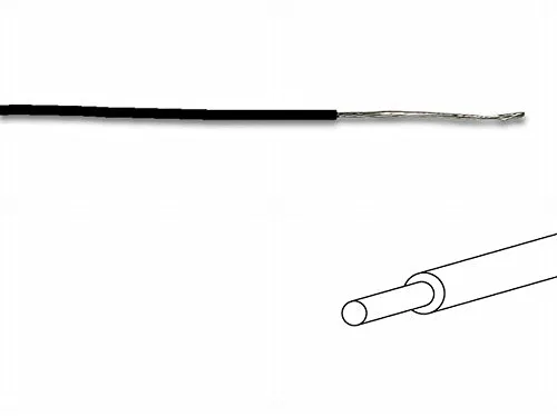 Velleman GP Series 276276 fil de câblage MowMBK noir 100 m monobrin