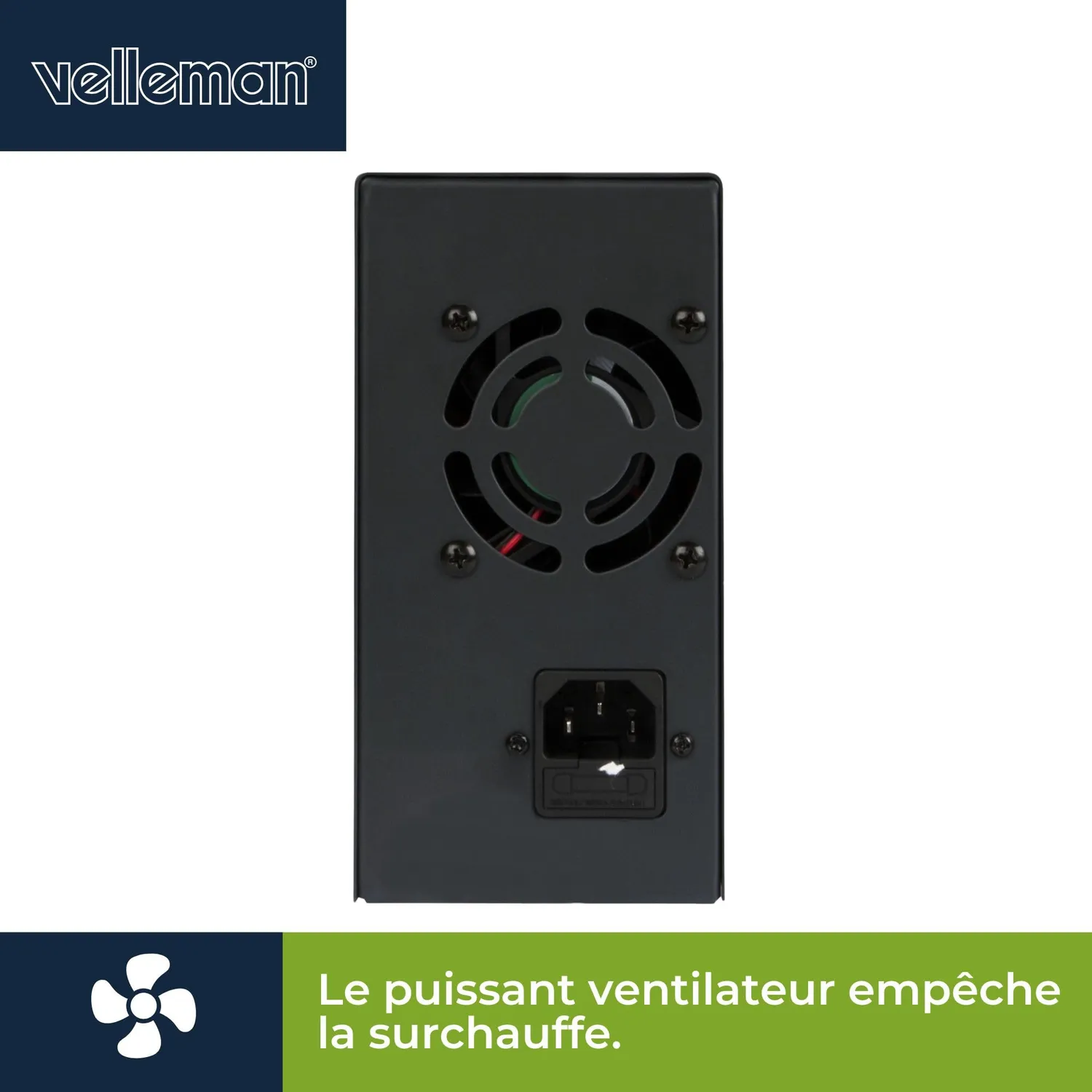 Velleman GP alimentation de laboratoire réglable 0–30 V 0–10 A LCD