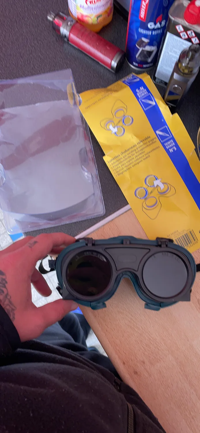 TOPARC lunettes de soudage au chalumeau relevables teinte 5