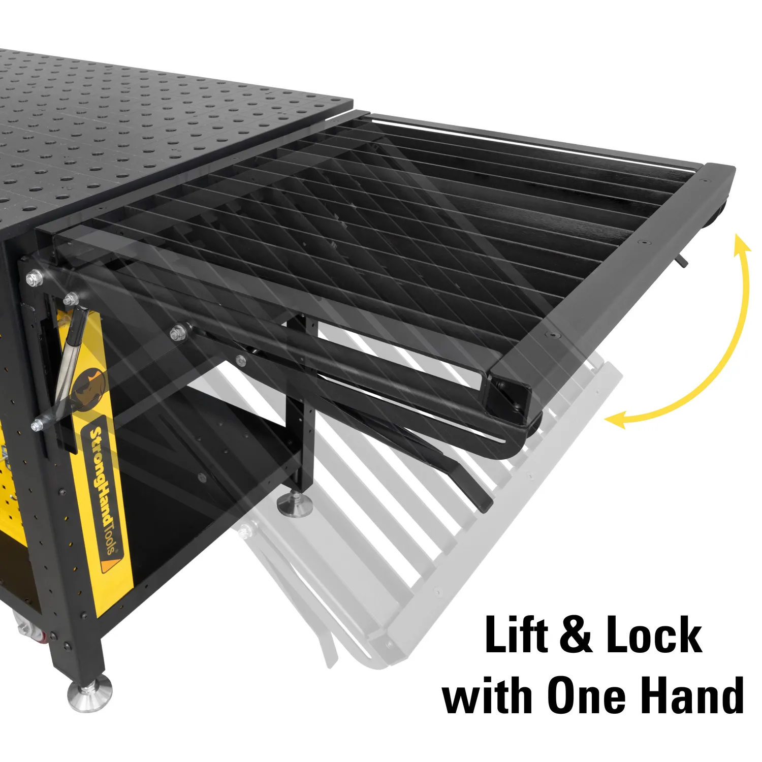 Strong Hand Europe Plasma Cutting Trays bac de découpe plasma Rhino Cart 48 × 30