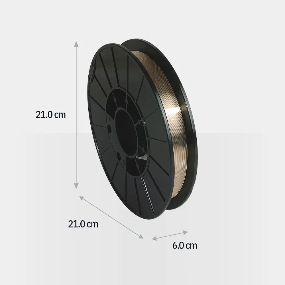 GYS CuSi3 fil de brasage MIG Ø 0,8 mm, bobine 2 kg, cuivre-silicium