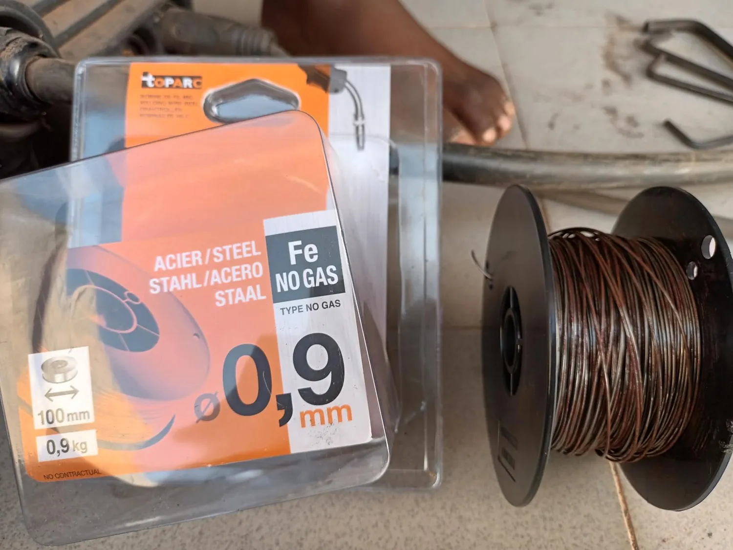 GYS TOPARC fil fourré Ø 0,9 mm 0,9 kg sans gaz