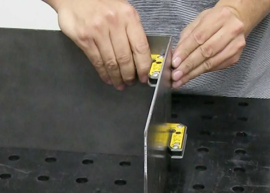 Strong Hand Inside Outside Angle Magnets aimant d’angle fixe 5 po