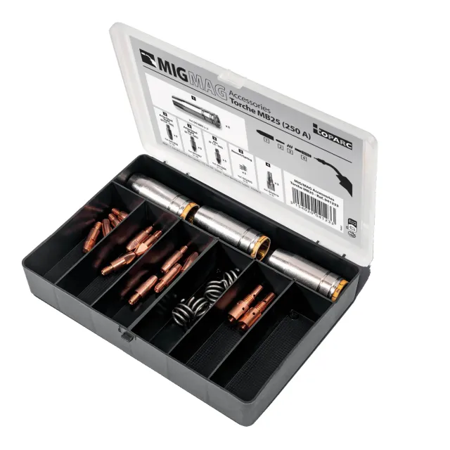 GYS coffret consommables torche MIG/MAG 250 A MB25