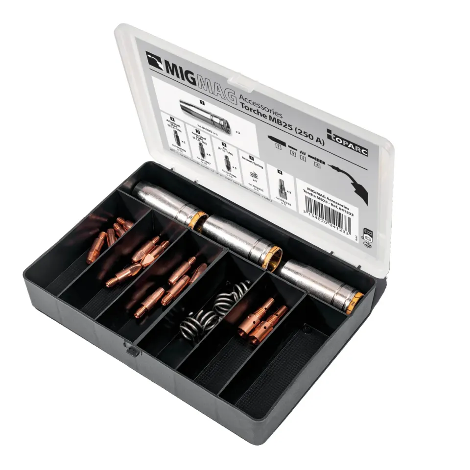 GYS coffret consommables torche MIG/MAG 250 A MB25