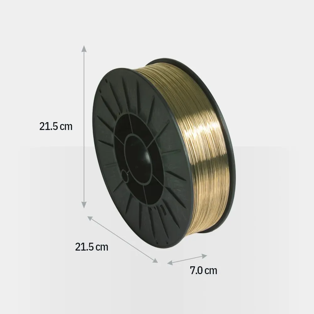 GYS CuAl8 ERCuAl-A1 fil de brasage Ø 0,8 mm, bobine 5 kg S200