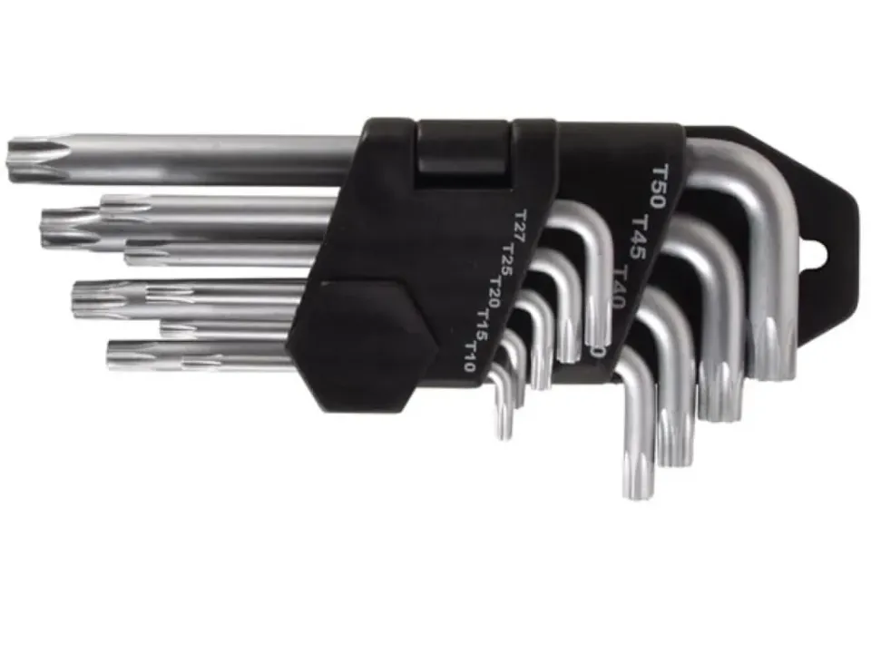Velleman GP Series clés Torx 9 pièces non magnétiques