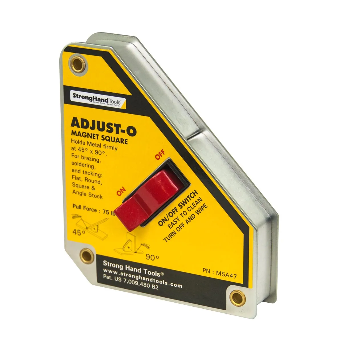 Strong Hand Adjust-O équerre magnétique MSA45 65 lb pour soudage