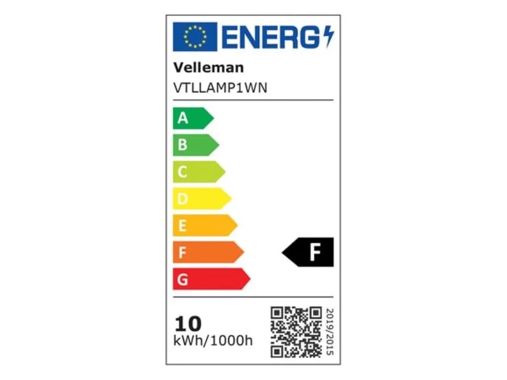 Velleman VTLLAMP lampe loupe LED à pince 10 W 2,25x 152 mm