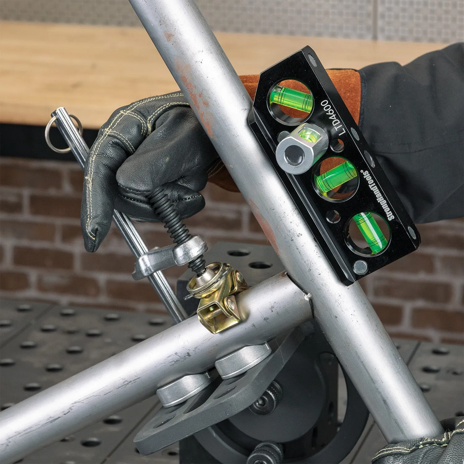 Strong Hand 3-Axis niveau magnétique alu 15 cm