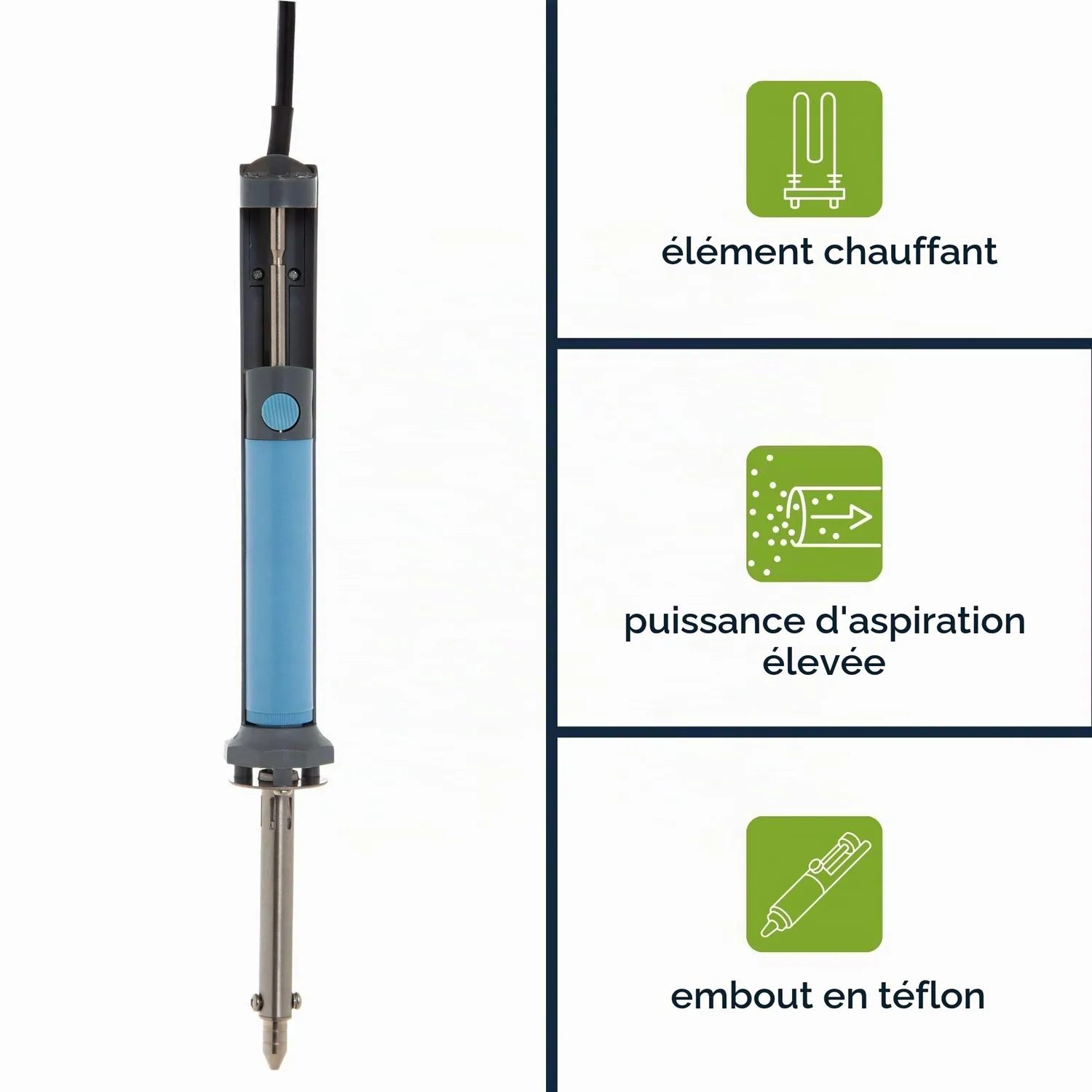 Velleman pompe à dessouder électrique 30 W chauffante