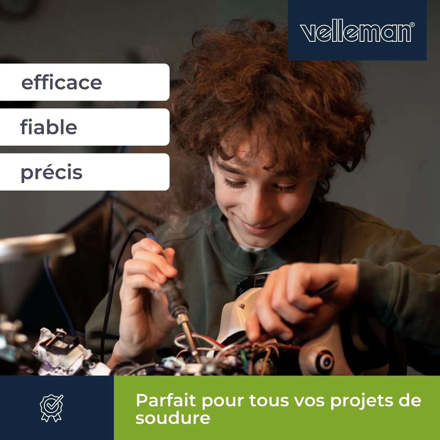 Velleman station de soudage 90 W avec écran LED réglable