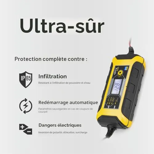 GYS Artic 4000 029583 chargeur batterie 6/12 V 8–70 Ah