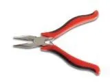 Velleman pince à bec long demi-ronde 12,2 cm en acier Cr-V