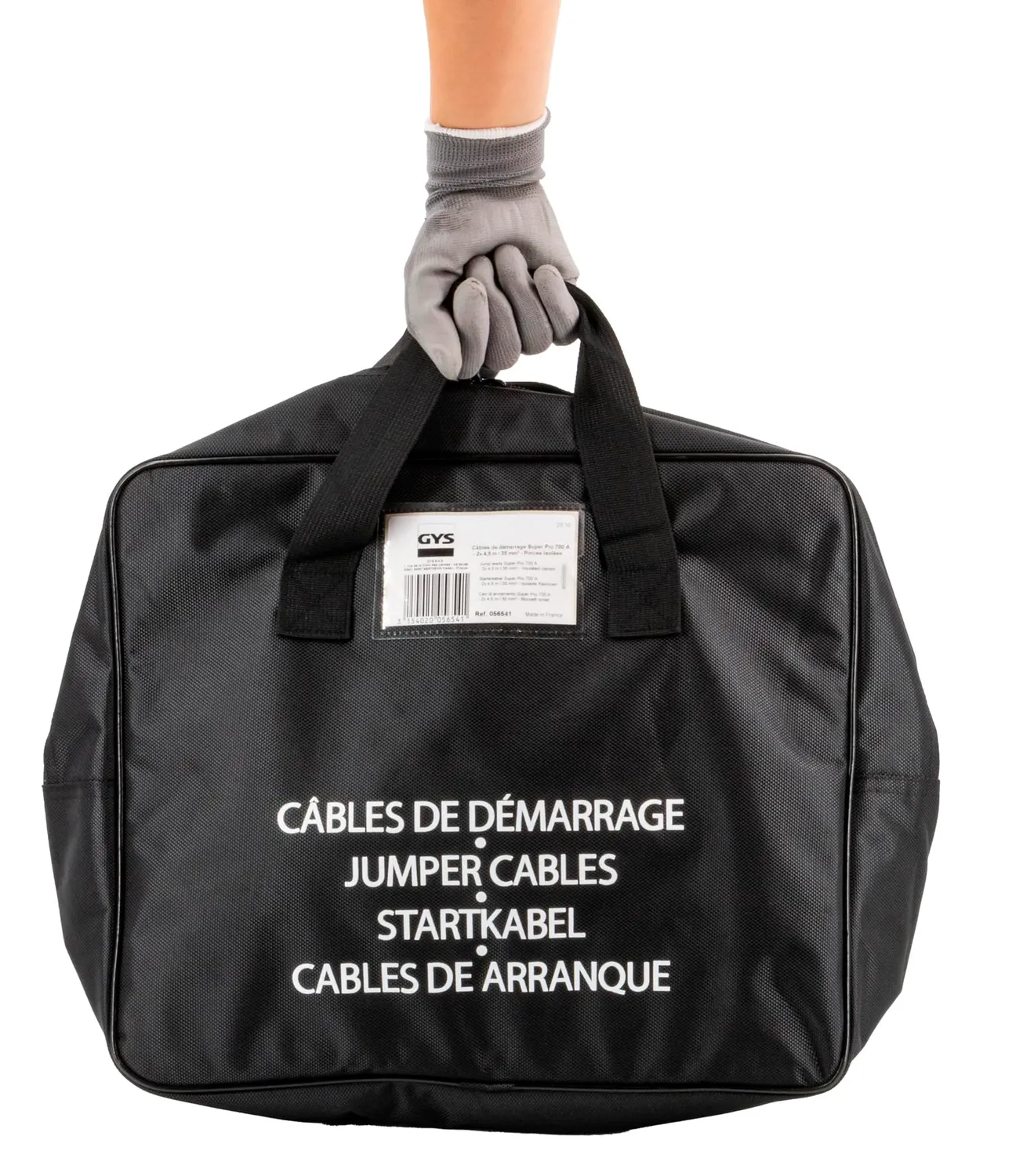 GYS câbles de démarrage 700 A 4,5 m 35 mm² à pinces isolées