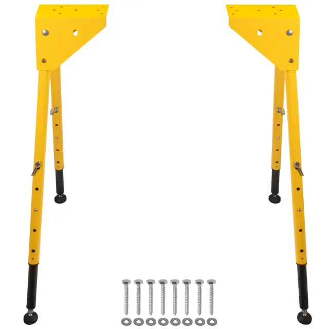Strong Hand DIY Sawhorse Kit Adjustable Heavy Duty Legs pieds réglables TFSH48