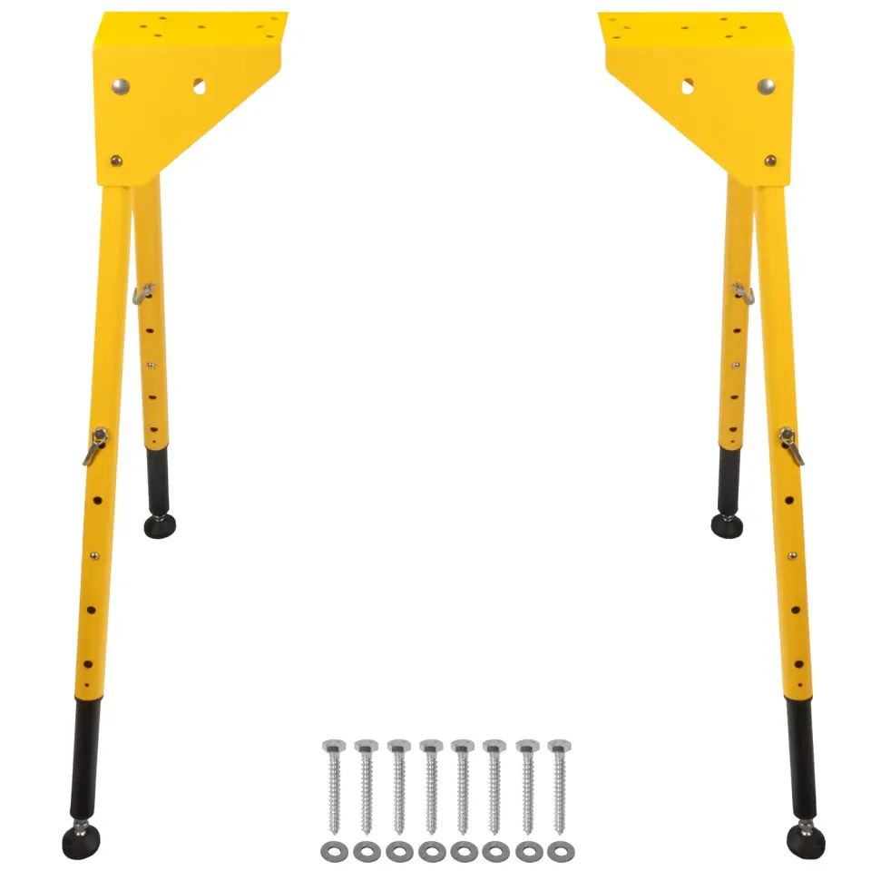 Strong Hand DIY Sawhorse Kit Adjustable Heavy Duty Legs pieds réglables TFSH48